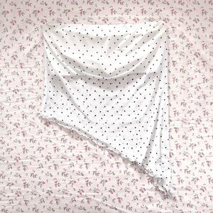 Wild Fable black and white polka dot strapless asymmetrical tube top